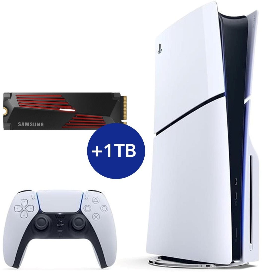 PlayStation 5 (Slim) - 1TB + 1TB SSD