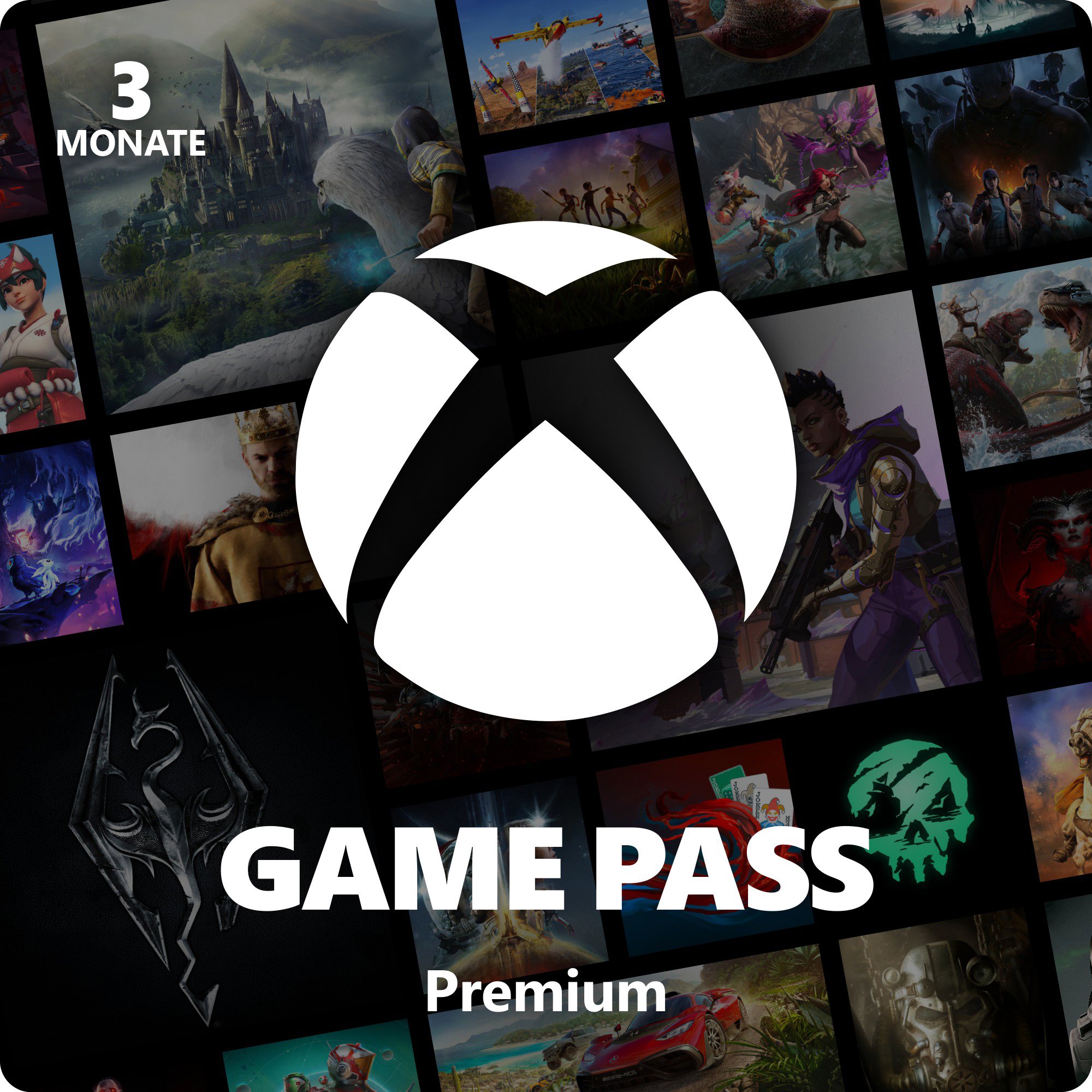 Xbox Game Pass Premium - 3 Monate Mitgliedschaft (ESD)