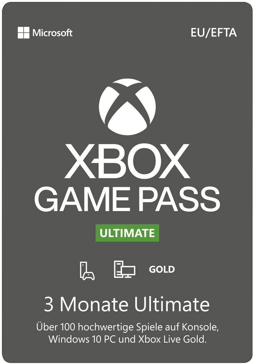 Xbox Game Pass Ultimate - 3 Monats-Abonnement (ESD)