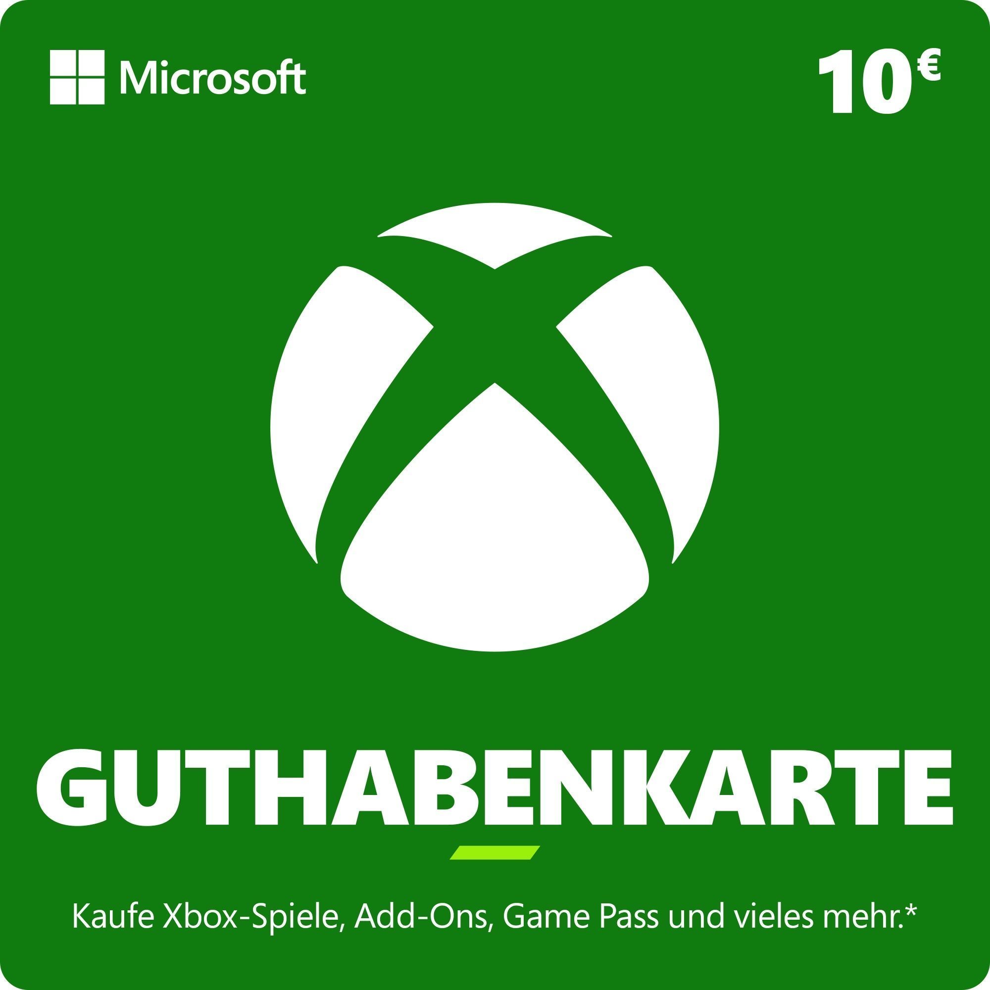 Xbox Live Geschenkkarte im Wert von 10 Eur (ESD)