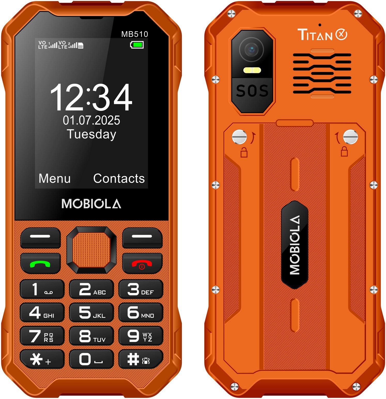 Mobiola MB510 TitanX 4G orange