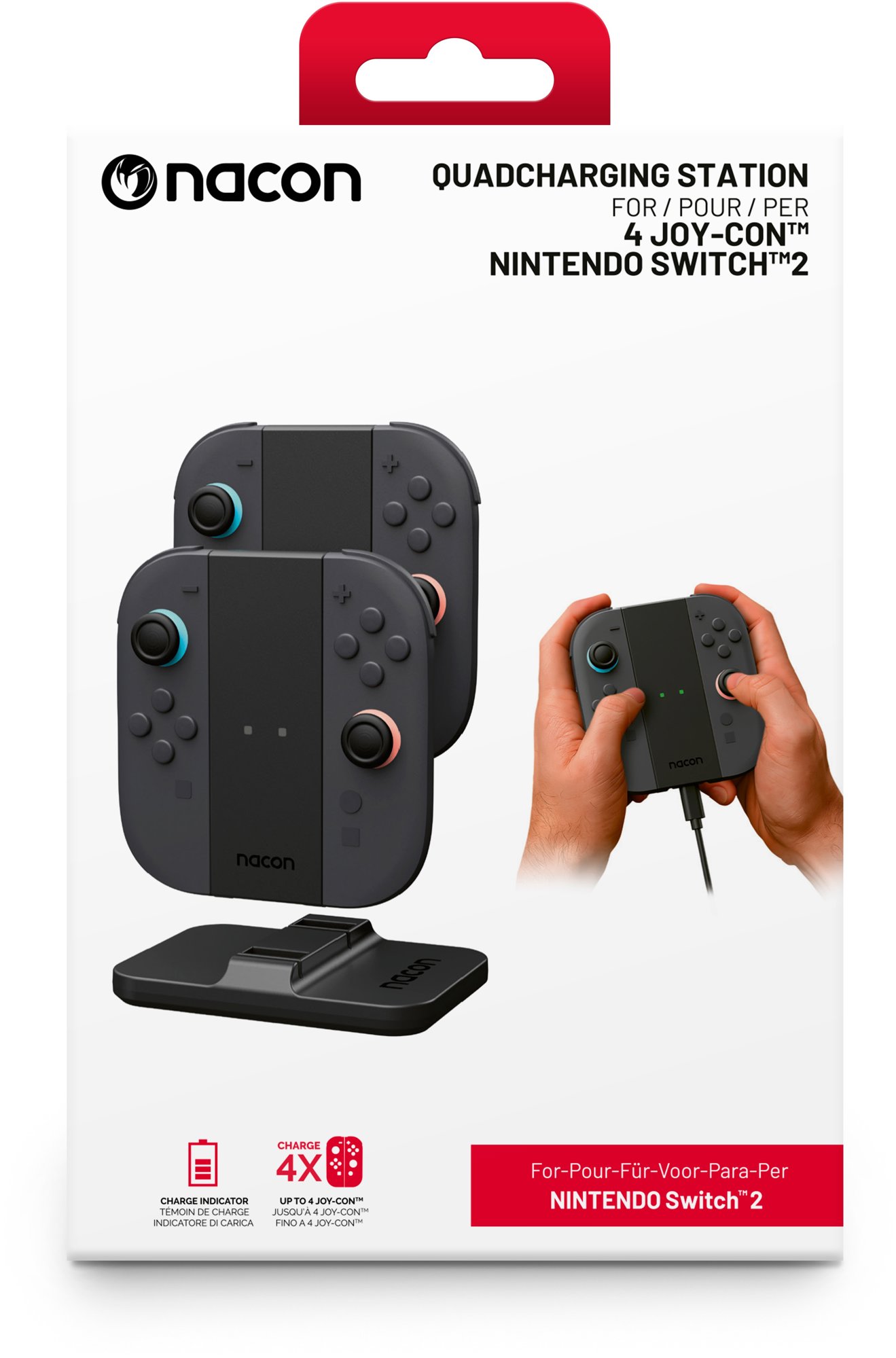 Nacon Quadcharging Station - Nintendo Switch 2
