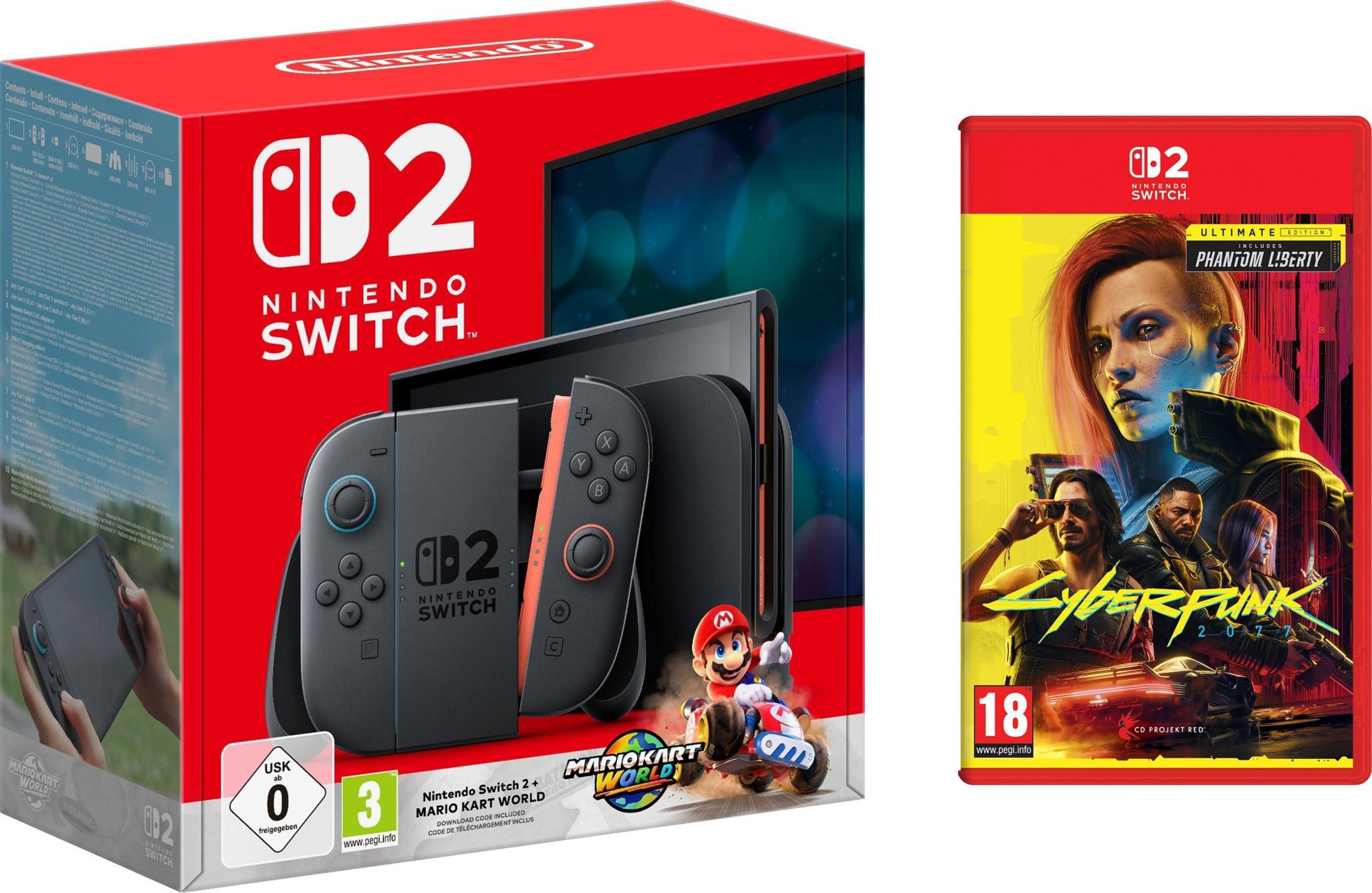 Nintendo Switch 2 + Mario Kart World + Cyberpunk 2077: UE