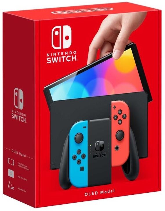 Nintendo Switch (OLED-Modell) Neon-Blau/Neon-Rot