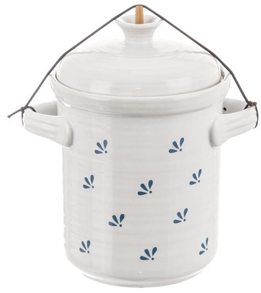 ORION Topf für Essiggurken 2,8 l BLAUWEISS