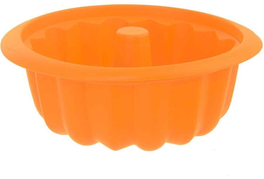 Backform aus Silikon GUGELHUPF O 26 cm - orange