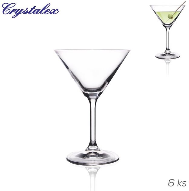 Glas für Cocktails LARA 0,21 Liter - 6 Stück, 6 Stück