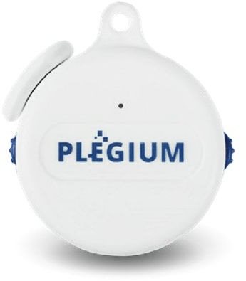 Plegium Smart Emergency Button Wearable - intelligenter persönlicher Alarm, weiß