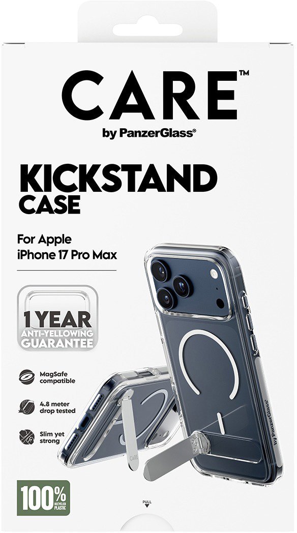 PanzerGlass CARE Hülle Apple iPhone 17 Pro Max Kickstand silber/weiß MagSafe Image