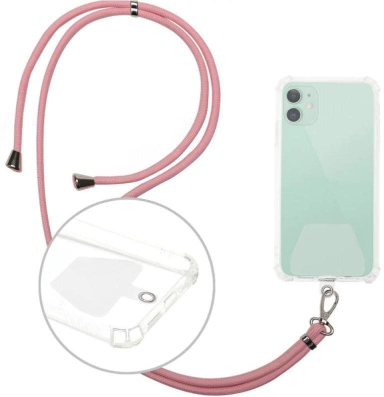 CPA Universal-Umhängeband für Handys mit Back-Cover rosa
