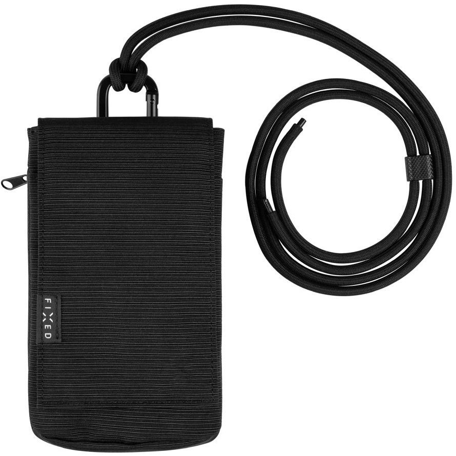 FIXED Camino Case mit Lanyard für Handys bis 7 schwarz