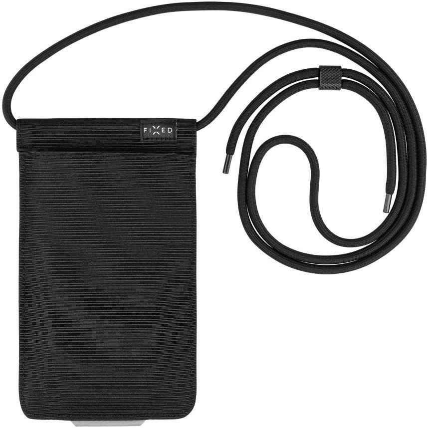 FIXED Camino Sling mit Umhängeband für Handys bis 7 schwarz
