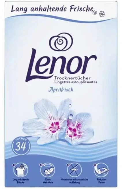 LENOR Trocknertücher Aprilfrisch 34 ks