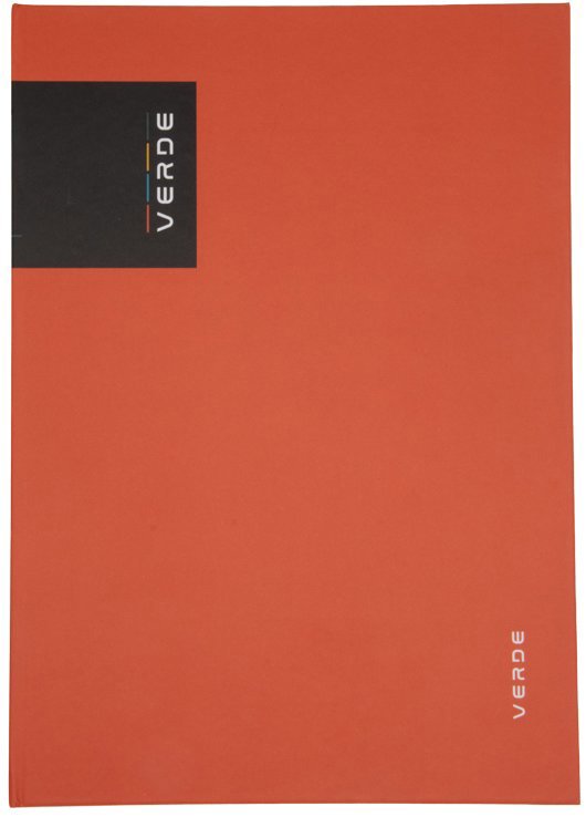 KARTON P+P Verde Berichtsheft A4 96 Seiten, ziegelrot