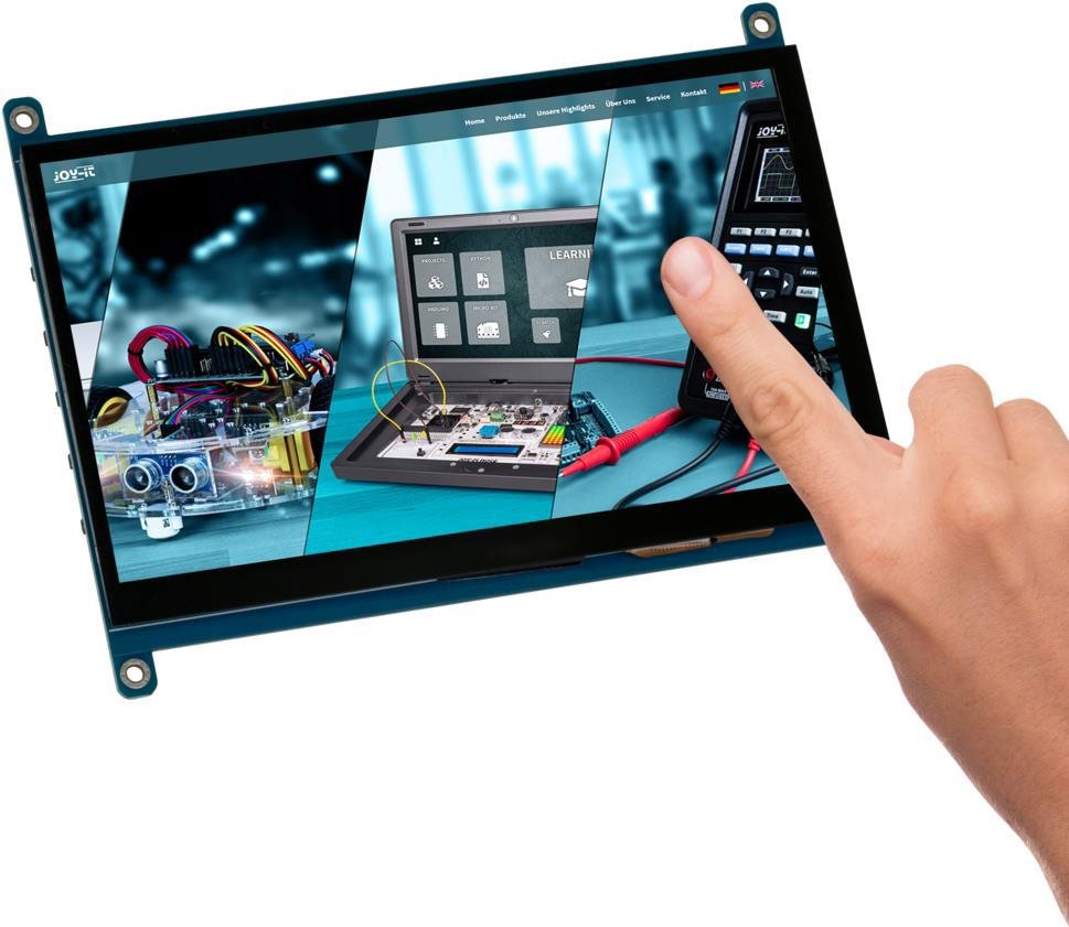 JOY-IT RASPBERRY PI Touch-Display 7", ohne Rahmen Image