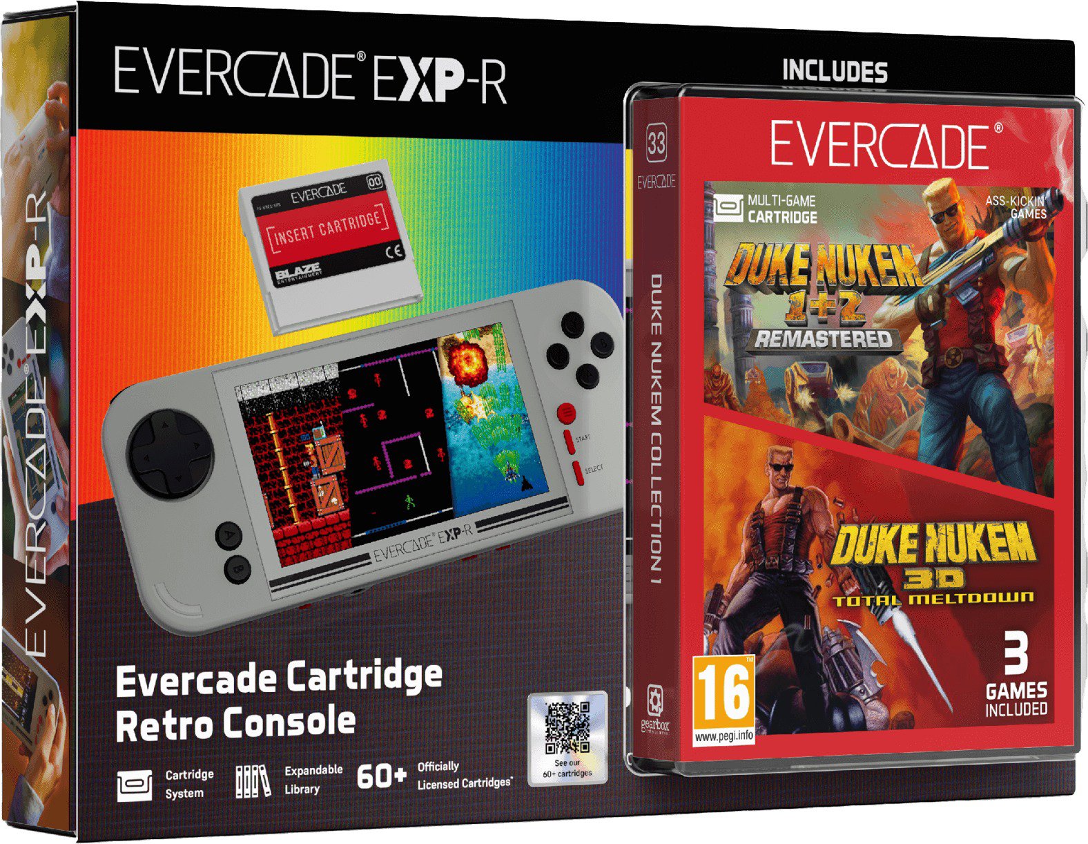 Evercade EXP-R and Duke Nukem Collection 1 - Retro Konsole