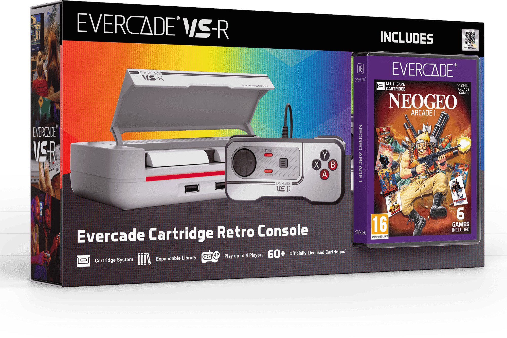Evercade VS-R and NEOGEO Arcade 1 - Retro Konsole