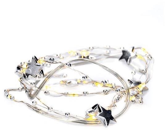 Solight LED-Kette mit Dekorationen, 20LED, 1m, 2x AA, IP20