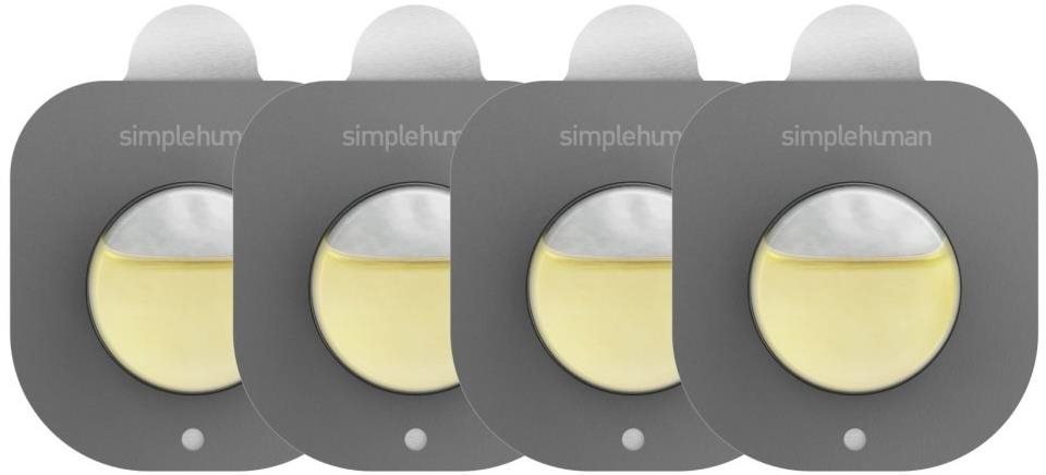 Simplehuman Geruchsabsorber für die Mülltonne, 4 × Ersatzkapseln