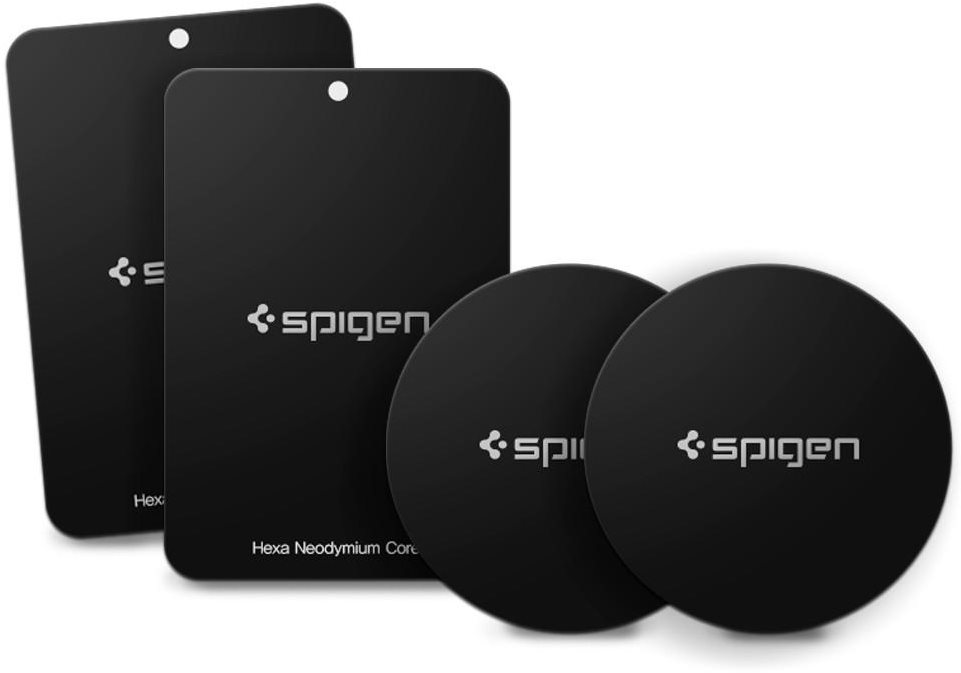 Spigen Kuel MP-4P Car Mount Metal Plates Black Image