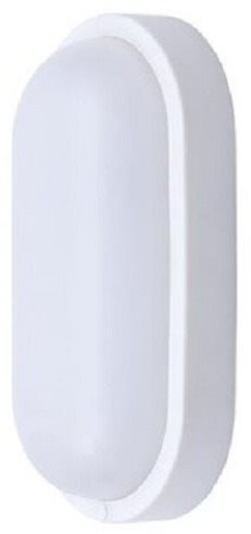 Solight LED-Außenbeleuchtung oval, 21cm, weiß
