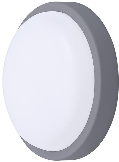 Solight LED-Außenbeleuchtung rund, 17cm, grau