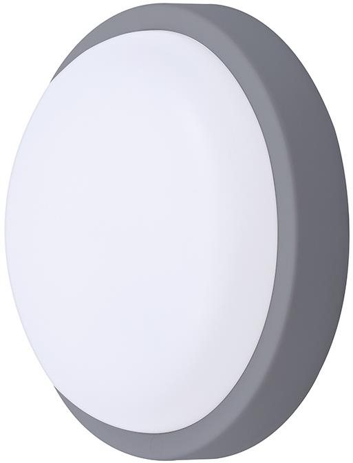 Solight LED-Außenbeleuchtung rund, grau