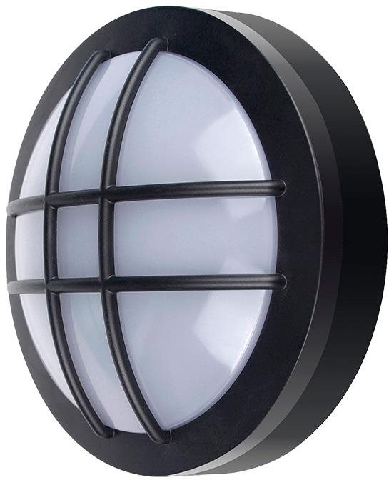 Solight LED-Außenbeleuchtung rund mit Gitter