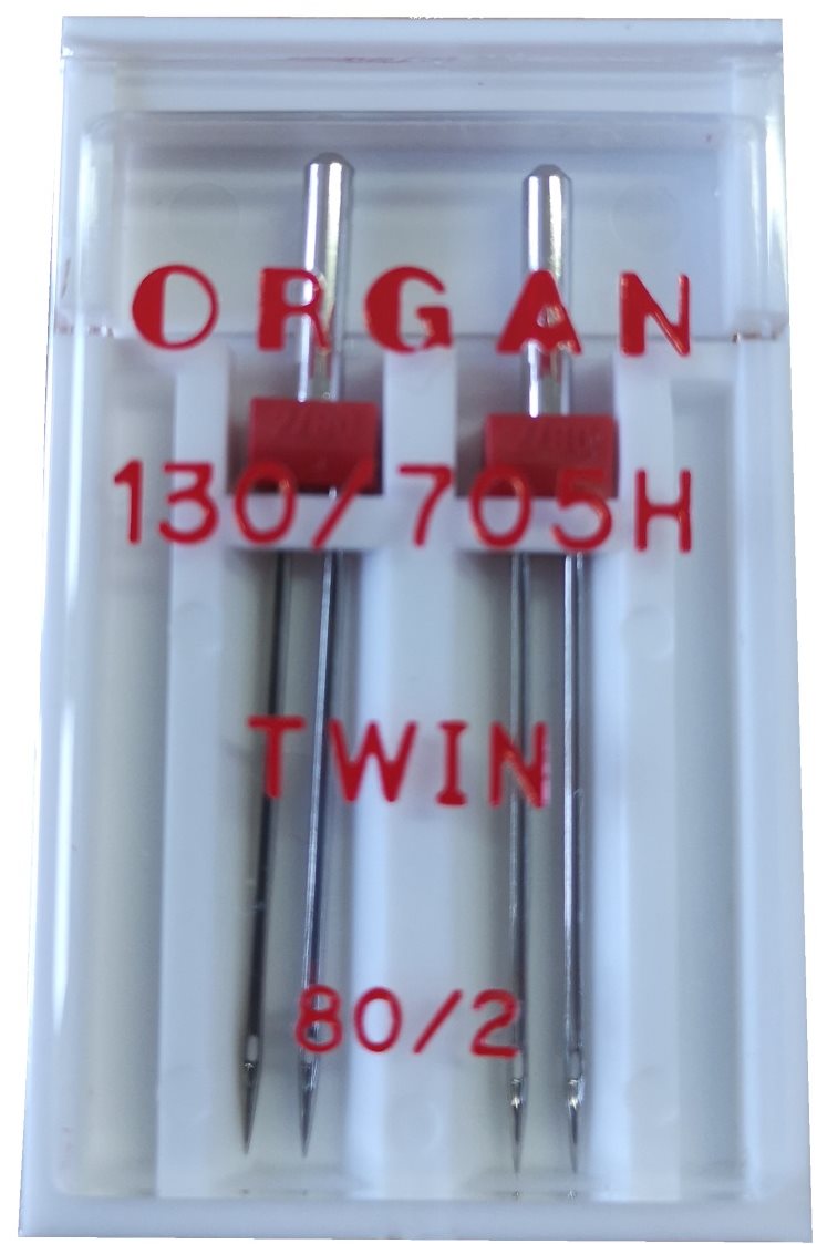 ORGAN Nadeln TWIN - Doppelnadeln, 2 Stück