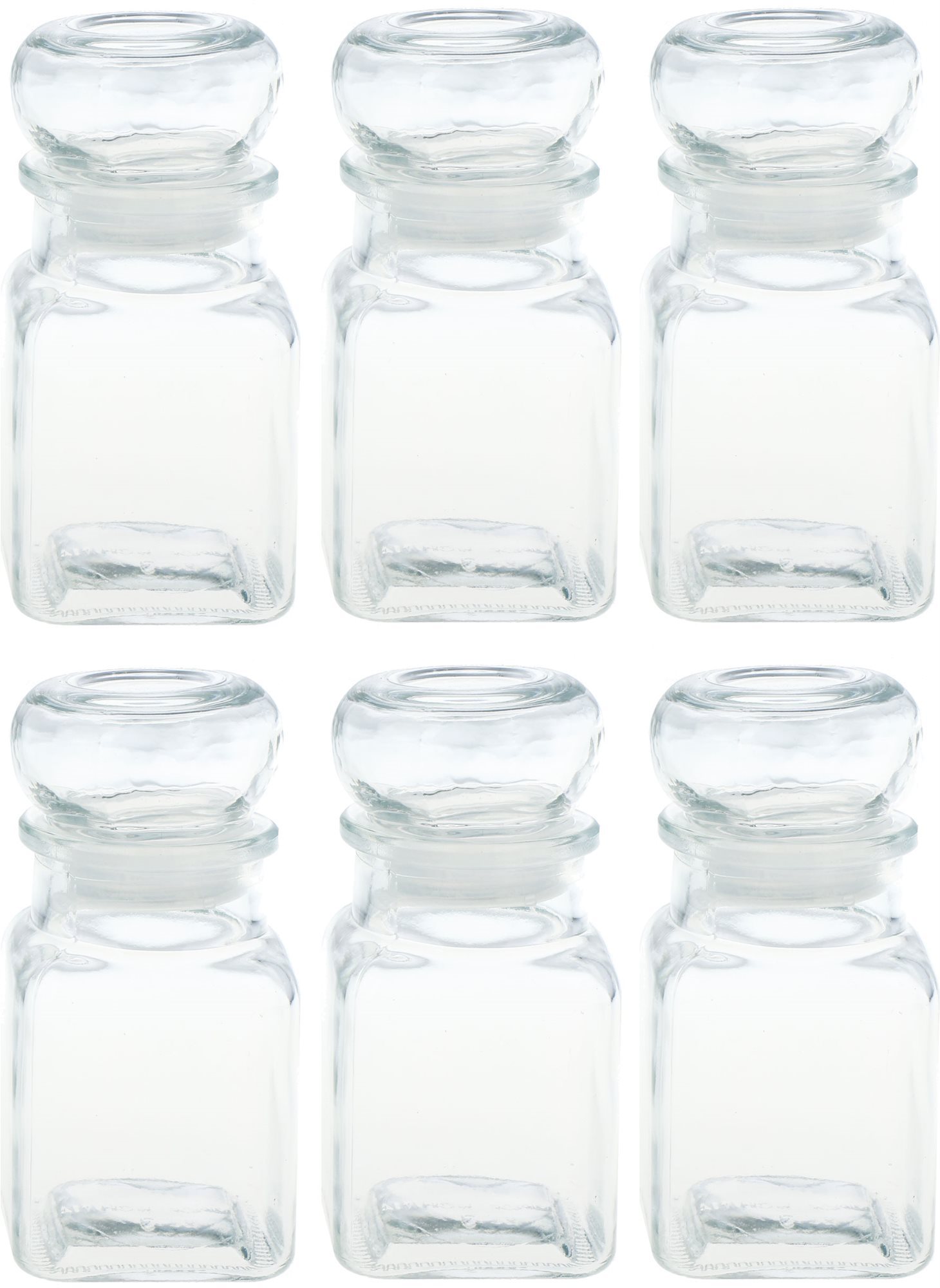 BANQUET Aromi A00700 Gewürzglas-Set 6St 150ml, 6 Stk