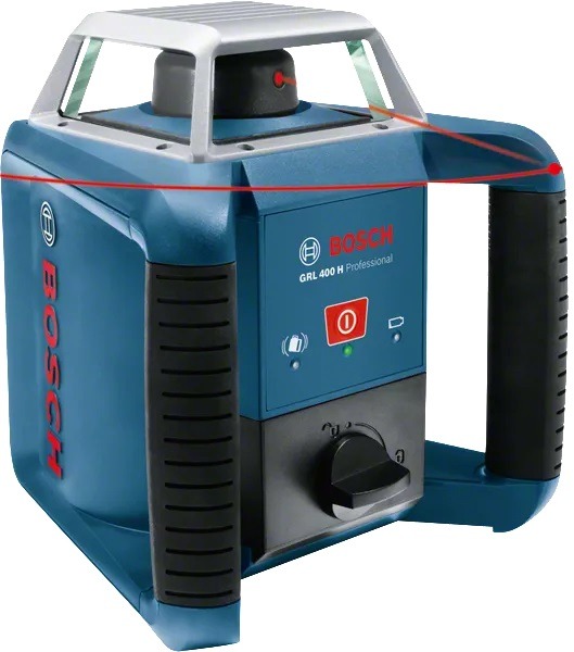 BOSCH Professional Rotationslaser für die Bauindustrie GRL 400 H + LR45, 0.601.061.805