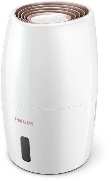 Philips HU2716/10 Series 2000, 2L, sanfter Schlafmodus, Luftbefeuchter Weiß/Roségold (17 Watt, Raumgröße: 32 m²)