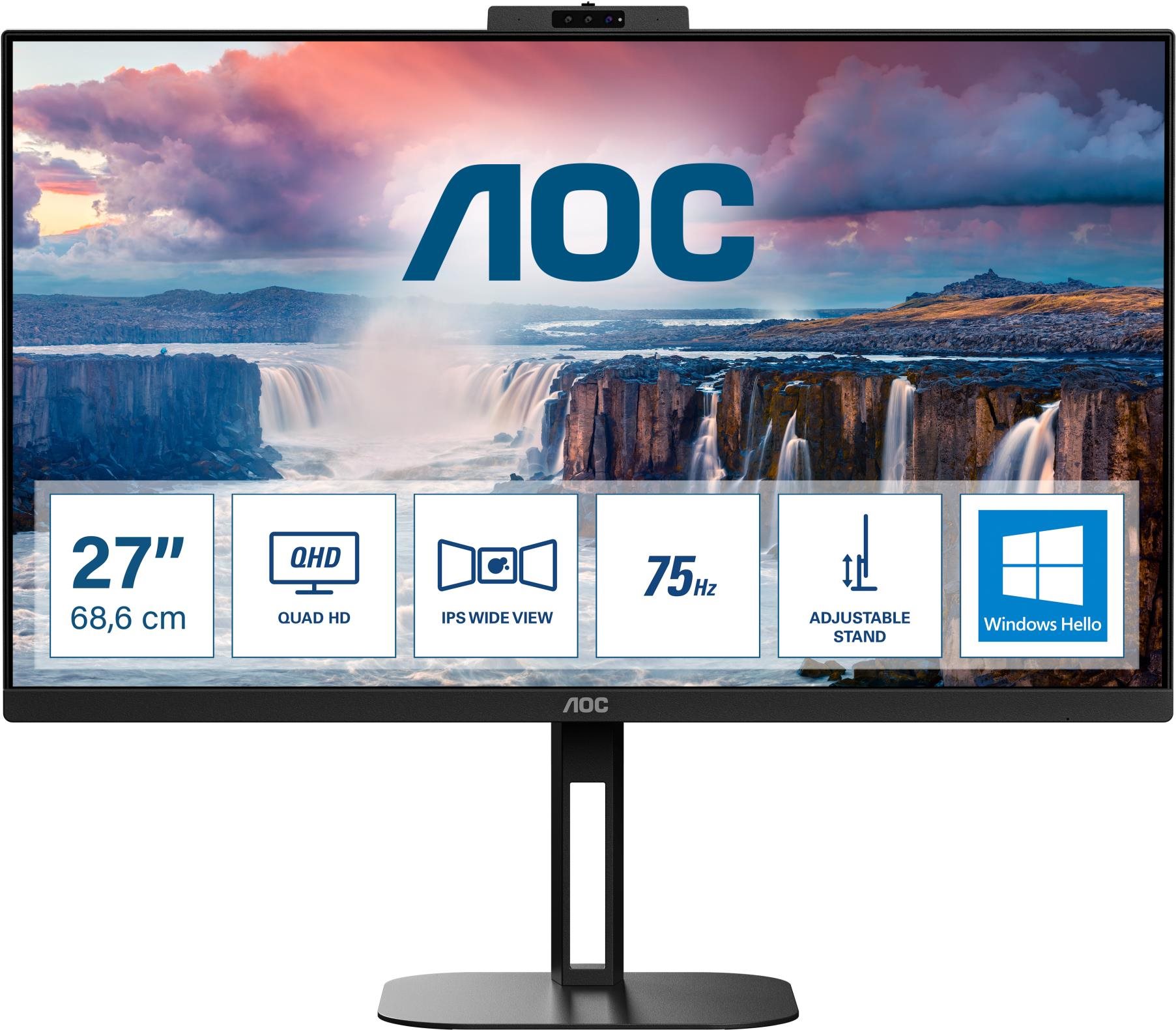 27" AOC Q27V5CW/BK