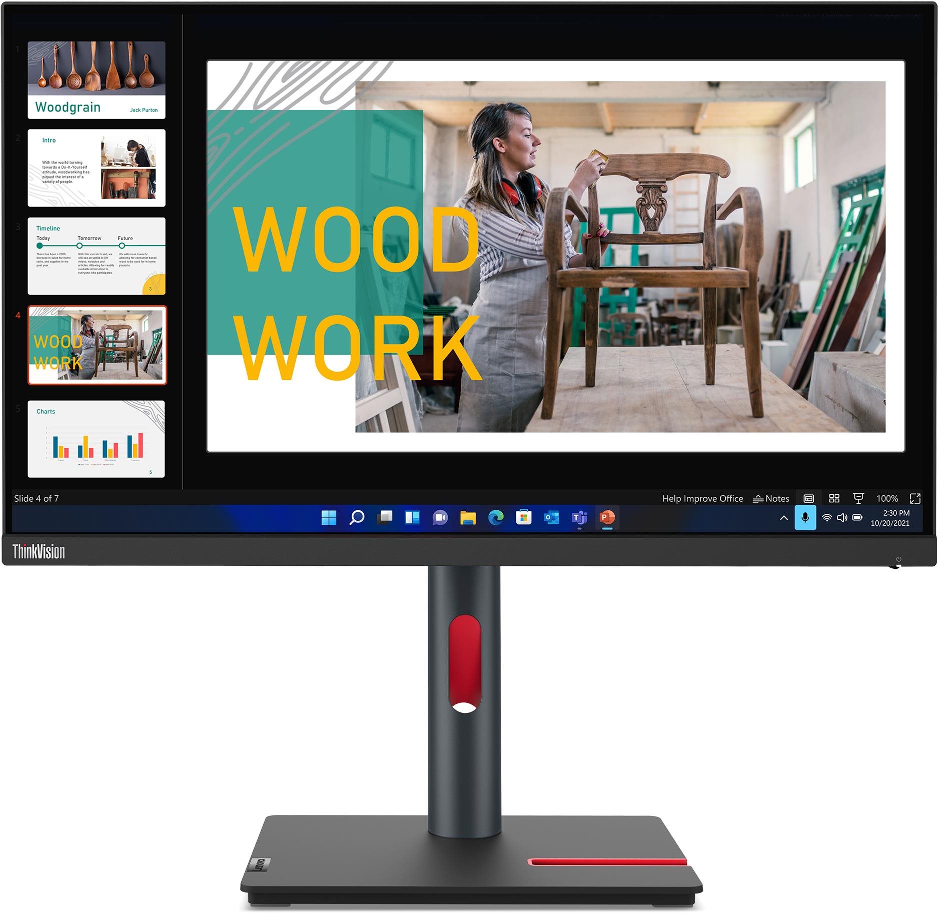 23.8" Lenovo ThinkVision P24q-30